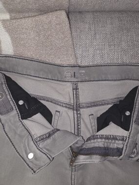 Wonder Nation Slim Boys Jeans - Size 16 Gray